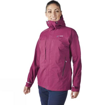 Chaquetas Berghaus Light Trek Hydroshell Mujer - Burdeos - Chile AHG867912